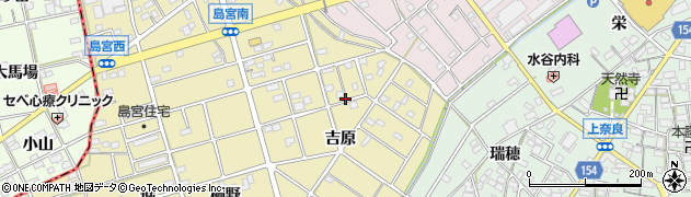 愛知県江南市島宮町吉原周辺の地図