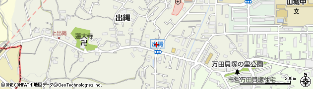 神奈川県平塚市出縄158周辺の地図