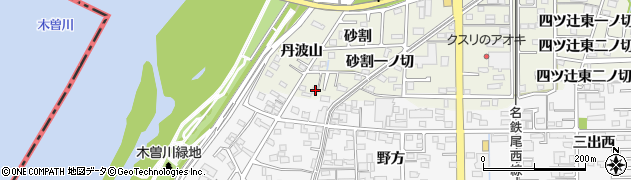 愛知県一宮市木曽川町玉ノ井砂割85周辺の地図