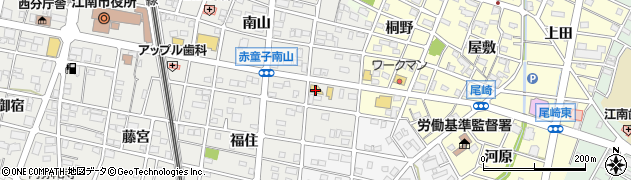 愛知県江南市赤童子町福住19周辺の地図