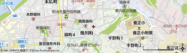 窯町周辺の地図
