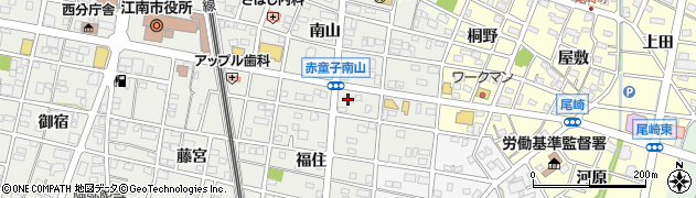 カットエー　江南店周辺の地図