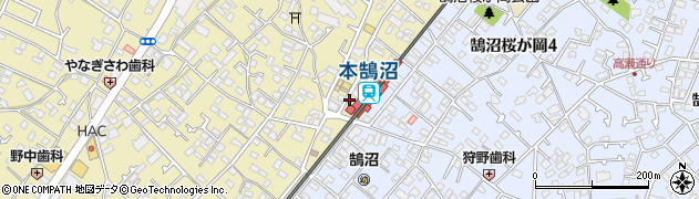 藤沢警察署本鵠沼交番周辺の地図