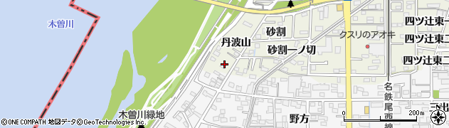愛知県一宮市木曽川町玉ノ井（丹波山）周辺の地図