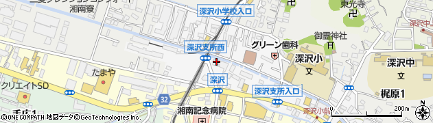 湘南信用金庫深沢支店周辺の地図