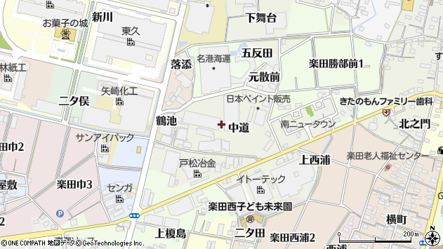 〒484-0919 愛知県犬山市中道の地図
