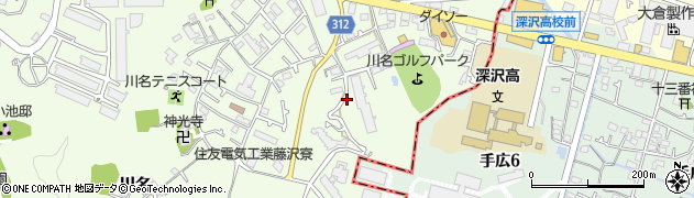 川名仲丸第二公園周辺の地図