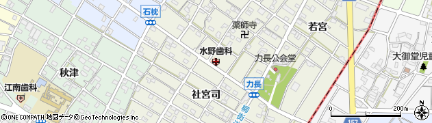 愛知県江南市力長町神出139周辺の地図