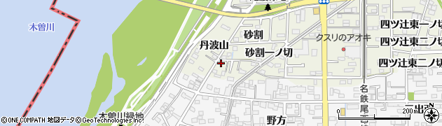 愛知県一宮市木曽川町玉ノ井砂割86周辺の地図