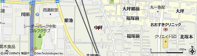 愛知県一宮市今伊勢町馬寄中坪周辺の地図