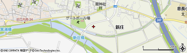 滋賀県米原市新庄376周辺の地図