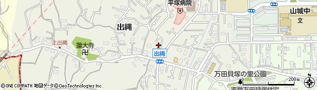神奈川県平塚市出縄464周辺の地図