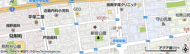 セブンイレブン平塚明石町店周辺の地図