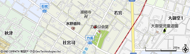愛知県江南市力長町神出159周辺の地図
