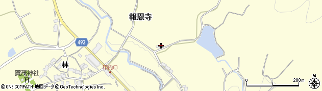 京都府福知山市報恩寺（湯上）周辺の地図