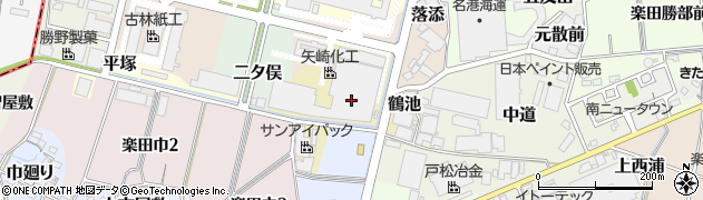 名阪急配株式会社　犬山センター周辺の地図