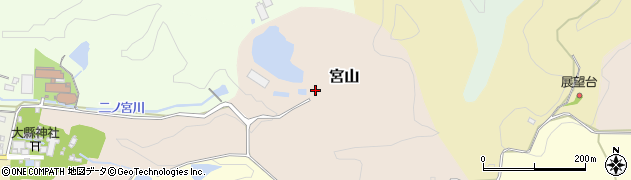 愛知県犬山市宮山周辺の地図