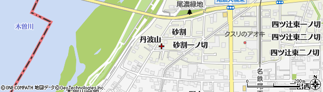 愛知県一宮市木曽川町玉ノ井砂割56周辺の地図