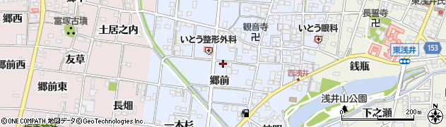 愛知県一宮市浅井町西浅井郷前997周辺の地図