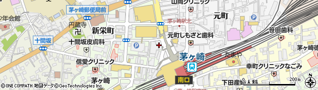 横浜銀行茅ヶ崎支店 ＡＴＭ周辺の地図