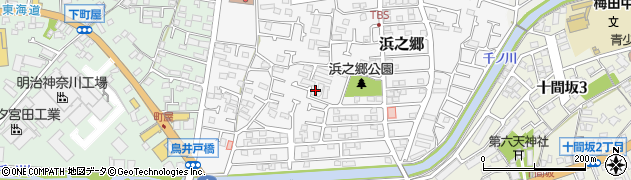神奈川県茅ヶ崎市浜之郷786周辺の地図