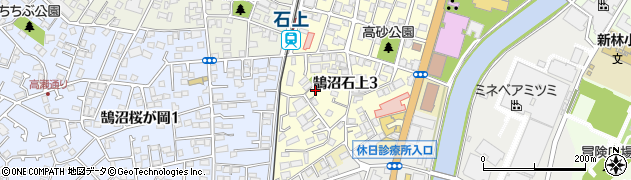 神奈川県藤沢市鵠沼石上3丁目1周辺の地図