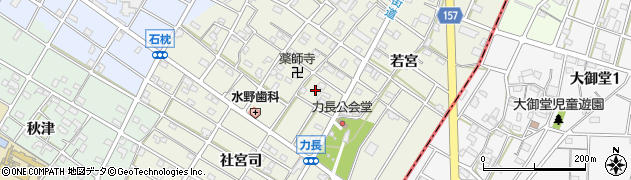 愛知県江南市力長町神出164周辺の地図