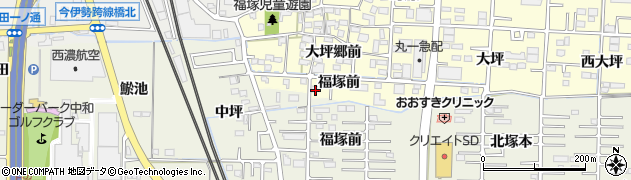 愛知県一宮市木曽川町門間福塚前73周辺の地図