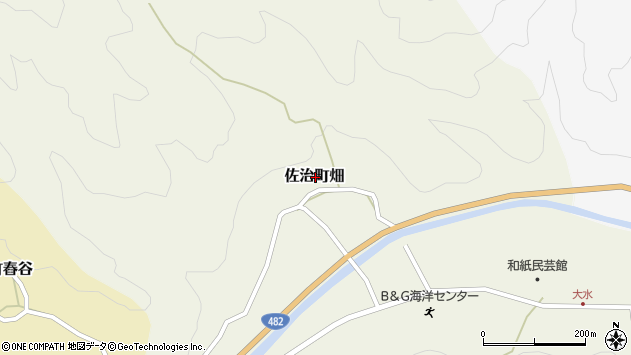 〒689-1315 鳥取県鳥取市佐治町畑の地図