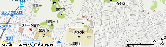 寺分とんぼ公園周辺の地図