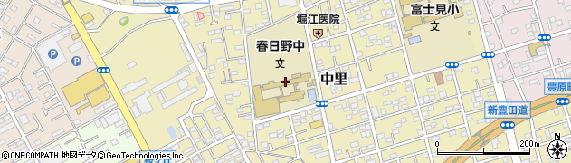 平塚市立春日野中学校周辺の地図