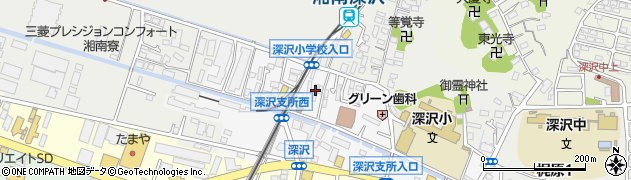 株式会社白洋舎　湘南支店深沢駅前サービス店周辺の地図