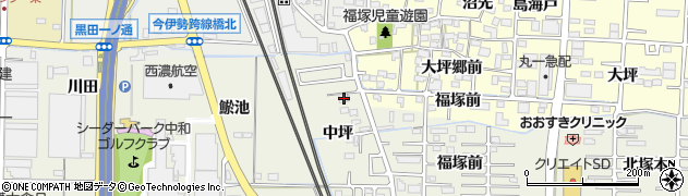 愛知県一宮市今伊勢町馬寄中坪9周辺の地図