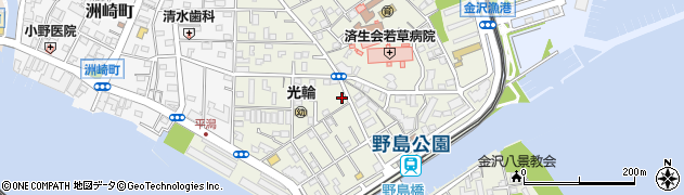 神奈川県横浜市金沢区平潟町周辺の地図