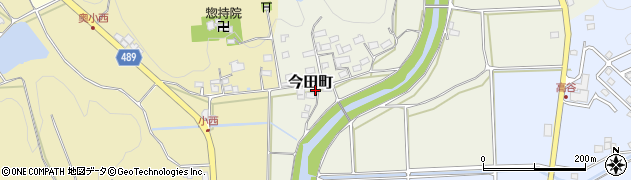 京都府綾部市今田町立石周辺の地図