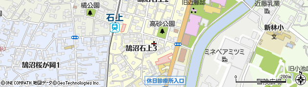 神奈川県藤沢市鵠沼石上3丁目2周辺の地図