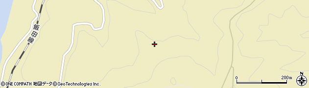 長野県泰阜村（下伊那郡）温田周辺の地図