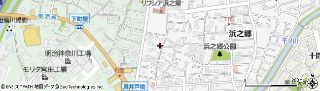 神奈川県茅ヶ崎市浜之郷824周辺の地図