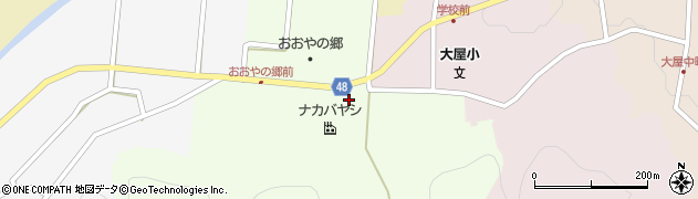 兵庫県養父市大屋町笠谷周辺の地図