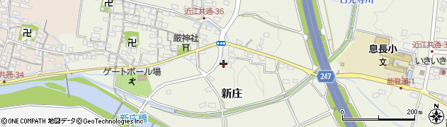 滋賀県米原市新庄281周辺の地図