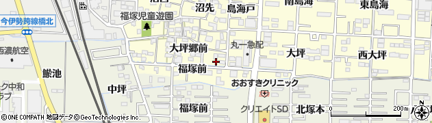 愛知県一宮市木曽川町門間福塚前60周辺の地図