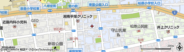 神奈川県平塚市宮の前5周辺の地図