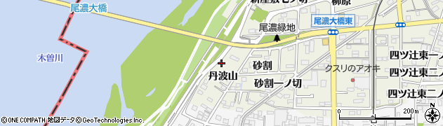 愛知県一宮市木曽川町玉ノ井（新屋敷七ノ切）周辺の地図