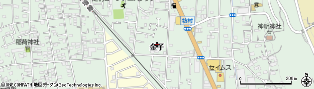神奈川県大井町（足柄上郡）金子周辺の地図