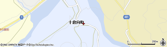 京都府綾部市十倉向町上尾12周辺の地図
