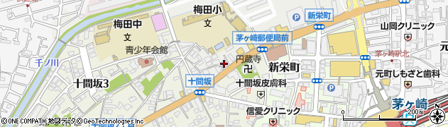 茅ケ崎石油株式会社　ルートワン茅ヶ崎サービスステーション周辺の地図