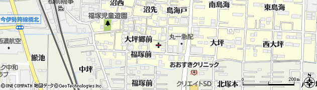 愛知県一宮市木曽川町門間福塚前62周辺の地図