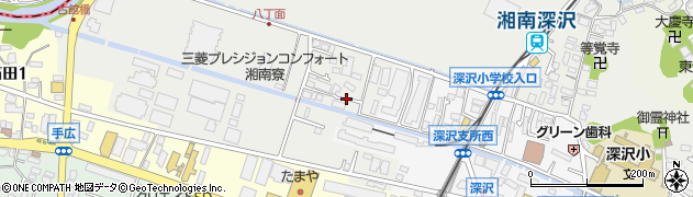 神奈川県鎌倉市梶原周辺の地図
