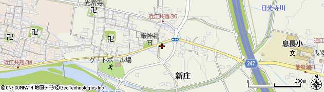滋賀県米原市新庄302周辺の地図