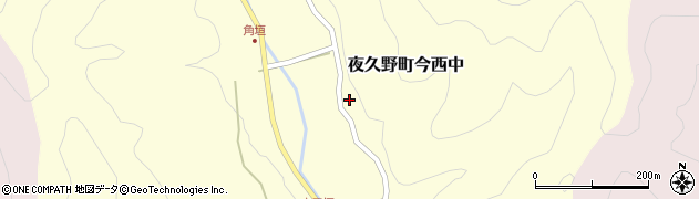 京都府福知山市夜久野町今西中1300周辺の地図